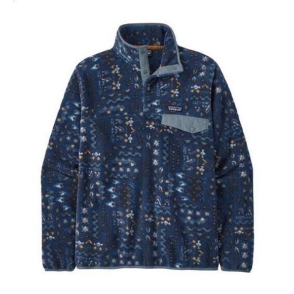 Patagonia Other - Patagonia Lightweight Synchilla Snap-T Fleece Pullover Sz Medium Wandering Woods